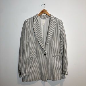 pin stripes blazer